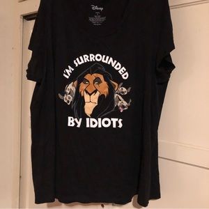The lion king “scar” I’m surrounded by idiots tee size 4x